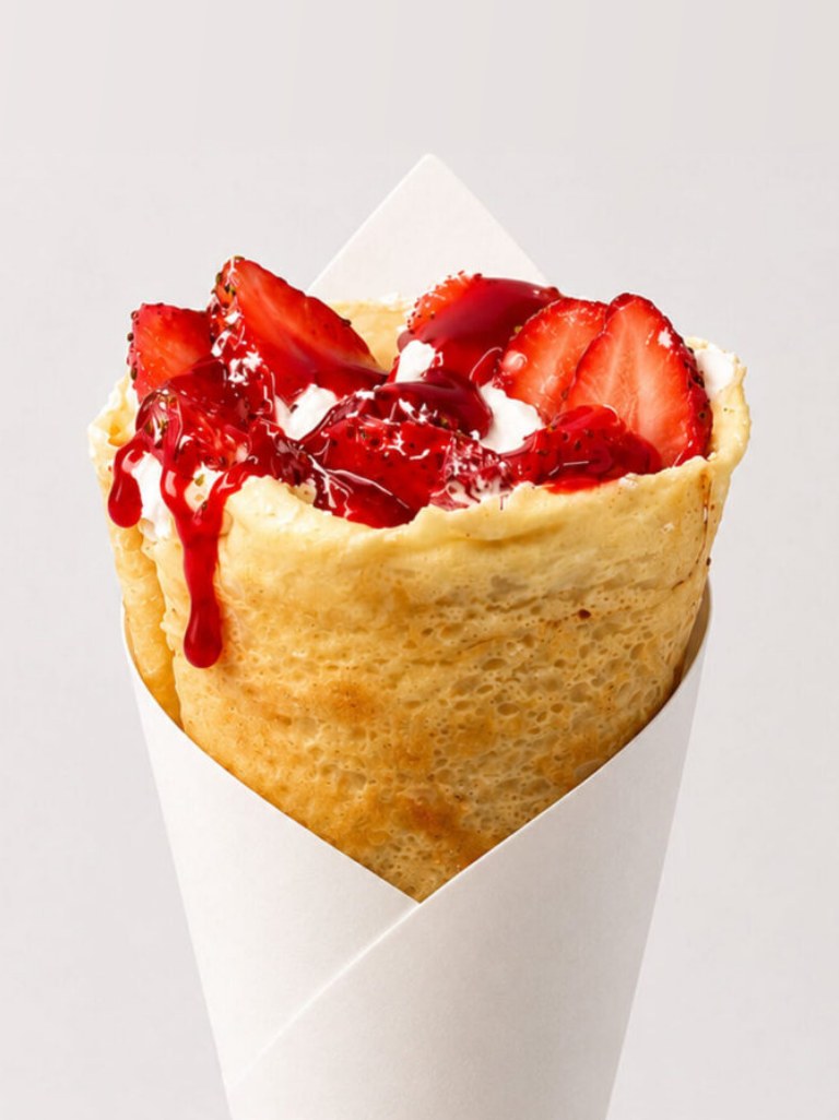 Strawberry & Cream Crepe