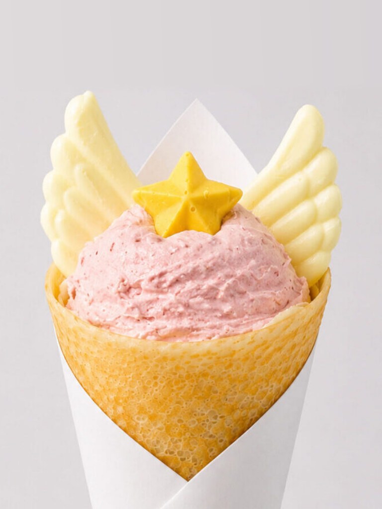 Strawberry Wand Crepe